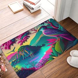 Tapis Nature qui n'existe pas Style japonais par Lisa Frank Tapis antidérapant Paillasson Chambre à coucher Tapis de salle de bain Tapis de décoration de porte d'entrée