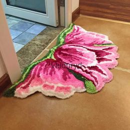 Tapis nouveauté tapis d'art de couleur vive pour tapis de porte pour tapis de porte tulipes de porte 80*50 cmvaiduryd
