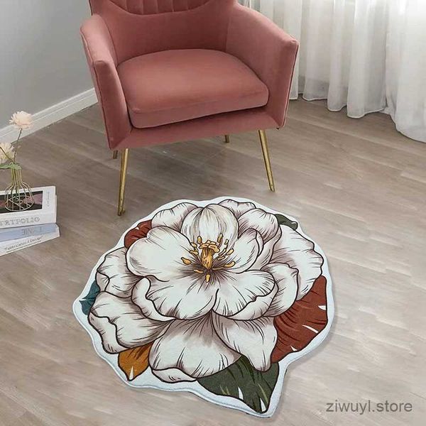 Carpets Nouveaux fleurs d'art chinois tapis rond grand salon de salon