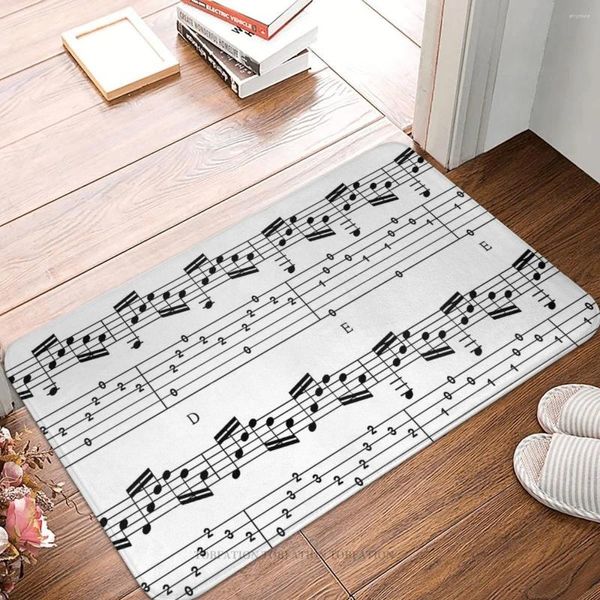 Carpets Not Slip Dormat Music Not
