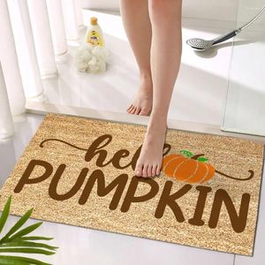 Carpets non glissade Halloween pailtre drôle de sorcière d'entrée de sorcelle