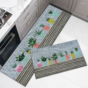 Tapis Tapis De Cuisine Antidérapant Pour Sol Entrée De La Maison Paillasson Bain Lavable Absorbant Balcon Couloir Tapis Chambre Long À Côté Des Tapis