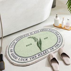 Tapijten Nordic Bath Mat Toilet Non-Slip Tapijt voor Badkamer Tub Side Area Tapers Absorberende Floor Welcome ingang Deurmat Tapis