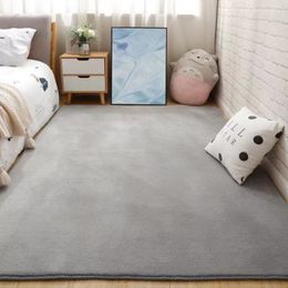 Alfombras Alfombra nórdica para sala de estar Alfombra de pelo bajo Habitación para niños Alfombras de piso esponjoso Ventana Mesita de noche Decoración del hogar Alfombra de lana de coral 230831