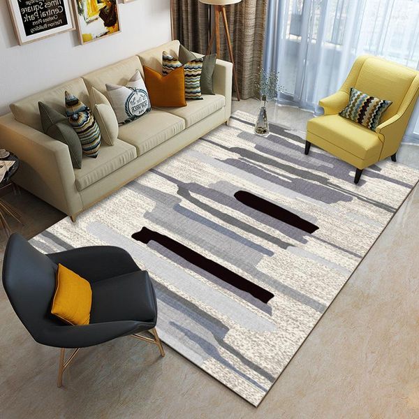 Alfombras nórdicas para sala de estar, alfombra decorativa para dormitorio, sofá, mesa de café, alfombra suave y moderna para estudio, alfombras de tatami para niños