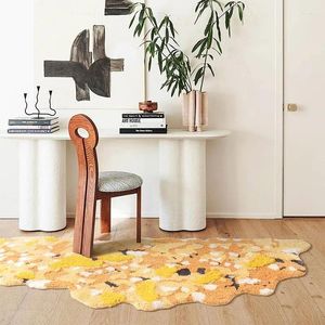 Carpets Nordic Ins Moss Carpet Salon Room de sol épais Tapis de coucher de chevet Tapis du couloir du coulable du coulable du coulable et du couloir lavable