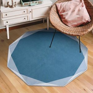 Tapijten Nordic ins Round Carpet Minimalistische Area Tapijt Living Room Koffietafel Deken Slaapkamer Nachtkastje Mat Cloakroom Yoga