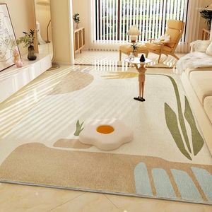 Tapis nordique salon décoration tapis en peluche tapis minimalistes pour chambre moelleux doux tapis pour enfants grande surface abstraite tapis de sol