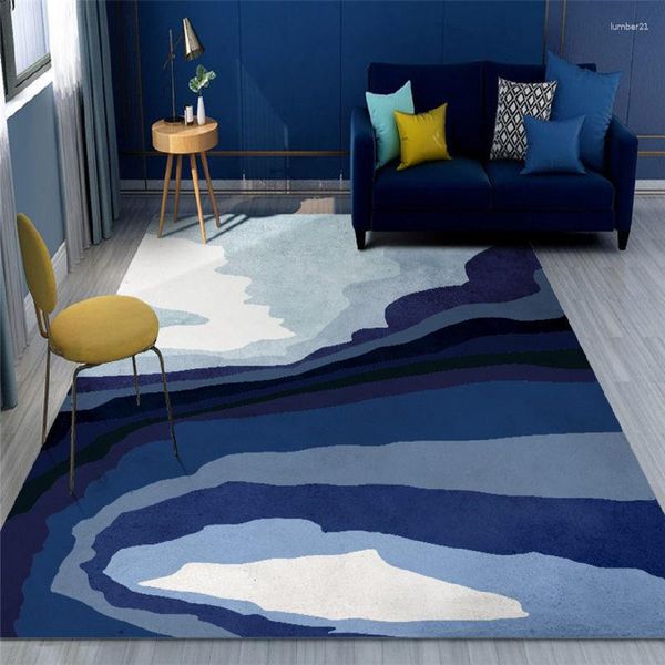 Carpets Nordic Luxury Living Room tapis décor tapis dans la chambre d'entrée de porte