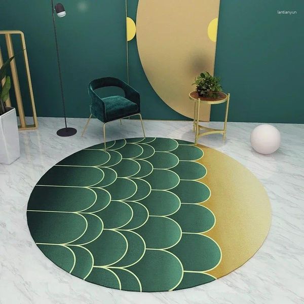 Carpets Nordic Simple Style Round Living Room Tapis