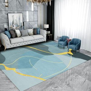 Tapis tapis géométrique de Style nordique pour salon tapis chambre chevet tapis carrés doux moelleux canapé décor tapis