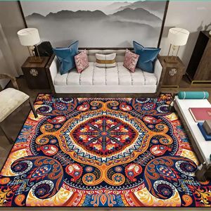 Tapijten Noordse kalkoen retro tapijt woonkamer slaapkamer 3d bohemian grote tapijtbodemmat zacht salon huis decoratief gewoon