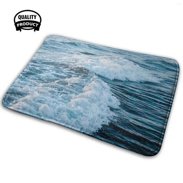 Alfombras Ocean Wave - Pegatina de la caja del teléfono Mat de artículos para el hogar Mat de alfombra Alfombra Naturaleza del paisaje Viajes