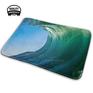 Carpets Ocean Wave - Téléphone Autocollant de porte confortable tapis tapis tapis coussin de tapis Nature Voyage du paysage