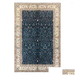 Tapis Tapis oriental Tapis de soie noué à la main Accueil Décoration Taille 5.5x8 Drop Livraison Textiles de jardin OTVNX