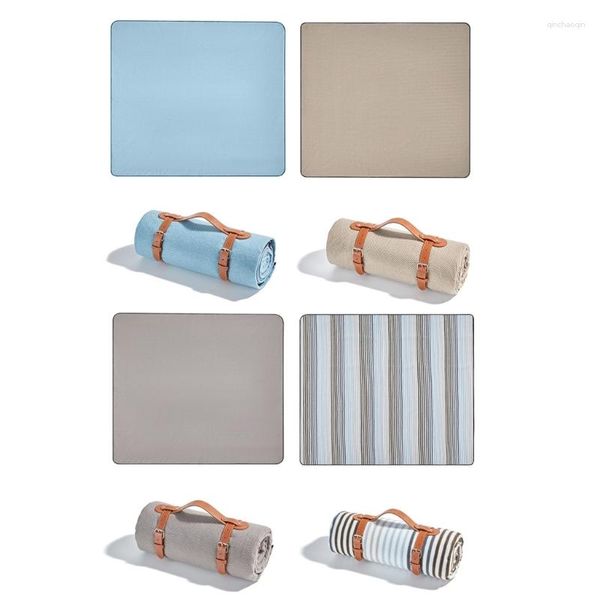 Tapis couverture de pique-nique en plein air pratique tissu de Camping imperméable pour voyager randonnée tapis matelas