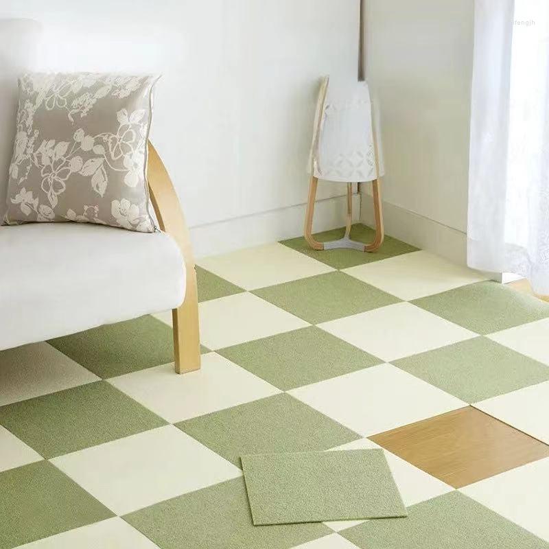 tapijten patchwork woonkamer zelfklevend effen kleur zelfklevende vloermatten kinderkamer lieveling kruipen