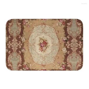 Carpets personnalisés antique rose floral français aubusson tapis imprimé tapis vintage de la cuisine de tapis vintage salon