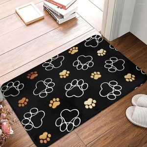 Carpets pour animaux de compagnie Bath Baignoire du tapis sans glissement pour chien imprimé de salon