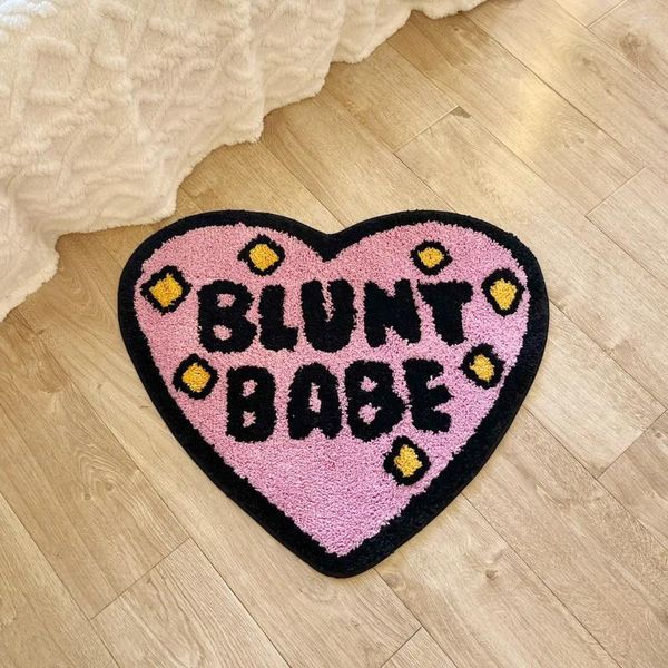 Tapis rose blunt bébé tapis de touffage de style coréen bébé chambre maison maison salon tapis crèche nurerie de décoration chaude