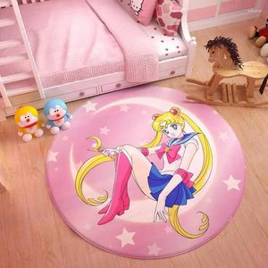 Tapijten roze schattig meisjesachtig hart anime Tapijt slaapkamer bedkamer bedkamer woonkamer mat computer gaming stoel cartoon prinses tapijt