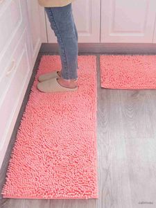Tapijten roze keuken badkamertapijt antislip absorberende slijtvaste vloermat