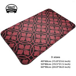 Tapis rose motif doux chambre intéressante marchandises tapis tapis symétrie carreaux de luxe arc ture floral jolie fashion