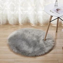 Tapijten pluche blend tapijt slaapkamer binnen woonkamer nestijl matten bedden kan worden gewassen vaste kleur grijs 22