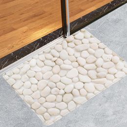 Tapis imprimé tapis de sol entrée porte tapis cuisine tapis pierre motif décor à la maison absorbant chambre canapé à côté tapis