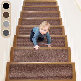 Tapijten beschermer tapijt niet-slip trap trappen voor houten trappen met lijm anti slip indoor mat veiligheid tapijt ouderen kinderen en honden