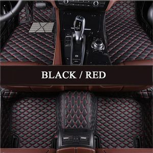 Carpets PU Leather Tapis Fit Tesla Model S Model X Fit Alfa Romeo Stelvio Stelvio Giulia Protection imperméable Protection de voiture Mattes de sol 2019 Nouveau