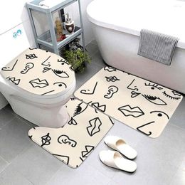 Tapijten pompoen anti-slip bad mat badkamer klein tapijt decoratief absorberende voet ingang bad toilet eenvoud