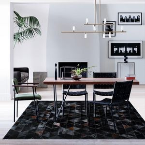 Tapijten pure zwarte woonkamer tapijt modern minimalistisch noordse stijl licht luxe slaapkamer bedruimte kleed aangepaste salontafel vloer matcarpets