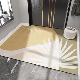 Tapis PVC Cuir Entrée Paillasson intérieur pour salon Tapis de porte extérieur Tapis de bain absorbant Tapis de sol Couloir sur le