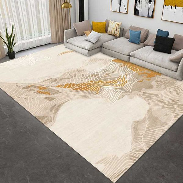 Tapis calme vent japonais tapis salon room imitation cachemire premium tapis léger luxe chambre complète salon carter de tapis de sol 200 * 300cm