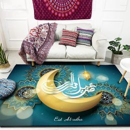 Tapijten ramadan stijl tapijt maan groot gebied tapijt woonkamer slaapkamer slaapkamer salontafel hal