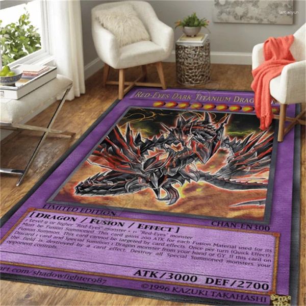 Alfombras alfombra rectangular oscuridad de metal área 3d en todo el estampado estampado no deslizante sala de estar de comedor alfombra de dormitorio suave 02