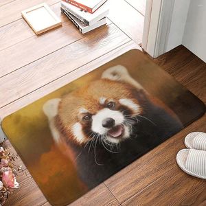 Carpets Panda Red Panda Animal Happinet Mat de bain Tapis Home DoorMat Living Room Carpet Decor