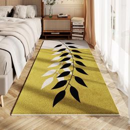 Carpets Room Imitation Cashmere Carpet non glipt et le tapis de sol sale peut s'asseoir sous la couverture de la chambre à coucher