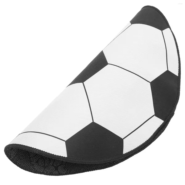 Tapis rond coussin de sol Football ordinateur chaise tapis tapis antidérapant tapis jeu bureau enfant