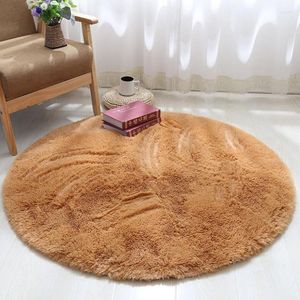 Tapis Rond Tapis En Peluche Pour La Décoration Intérieure Enfants Tente Tapis De Bureau Coussin De Pied Panier Suspendu Chaise Tapis De Sol Fitness Yoga Peut Personnalisé