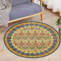 Carpets! Round imprimé Circle Mat Boho Tapis de sol pour le salon de la chambre