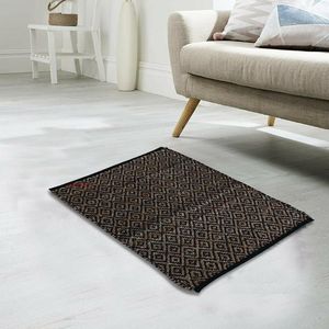 Tapis Tapis 100% coton de jute naturel 2x3 pieds tapis de sol tissé à la main