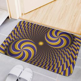 Tapis tapis chambre bathromm Carpet vertigo hypnotique vis drôles enfants filles salon dessin animé tapis de sol décor de pailtre