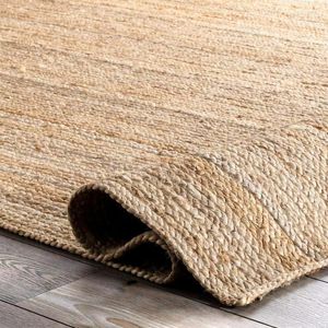 Tapis Tapis Jute Tapis Rectangle Naturel Coureur À La Main Rustique Look Tressé Style Tapis Et Pour La Maison Salon Chambre