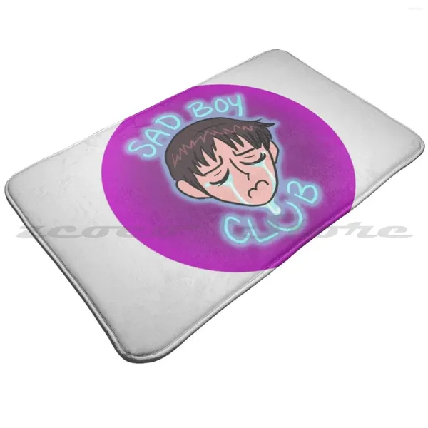 Tapis Sad Boy Club Tapis Tapis Tapis antidérapant Absorbant l'eau Tapis de porte Cry He Him Shinji Ikari Nge