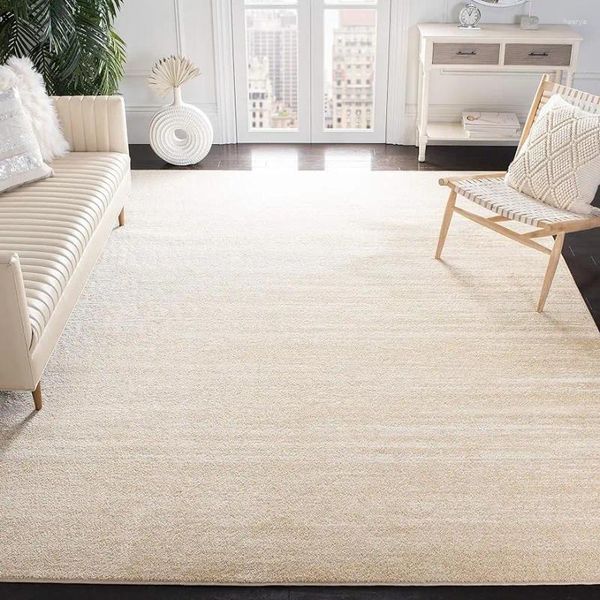 Carpets Safavieh Adirondack Collection Area Rating - 6 'x 9' Champagne crème moderne conception ombre conception non-règne Easy Care