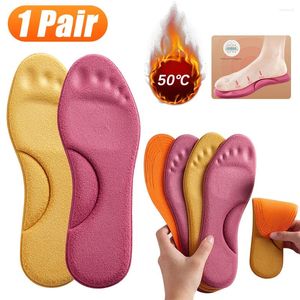 Tapijten Zelfverwarming inlegzolen Thermostatisch thermische binnenzool Massage Memory Foam Boogsteun Schoenkussen Verwarmde kussens Winter Men Women Women