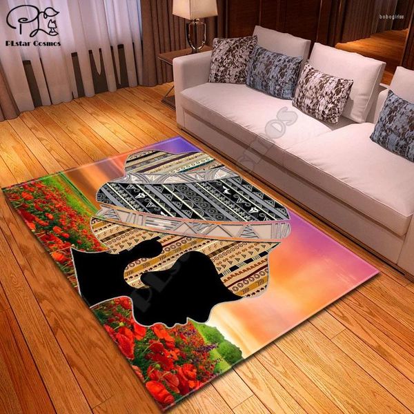 Carpets Sexy Woman Modèle Carpet carré Anti-Skid Area Planch Mat 3d tapis à manger non glissée Salle vivante douce