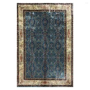 Tapijten Zijden Tapijt Bloemen Turks Design Handgeknoopt Oosters Tapijt Zacht Maat 5'X7'